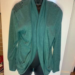 Gypsies and Moondust Cardigan Lace Back Detail Size Small